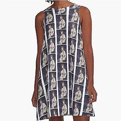 Jessica Fletcher drawn A-Line Dress
