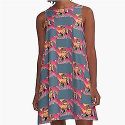 Yas to the Queen Jessica Fletcher A Line Dress