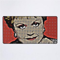 Jessica Fletcher in Pop Art Style Lithograph Desk Mat