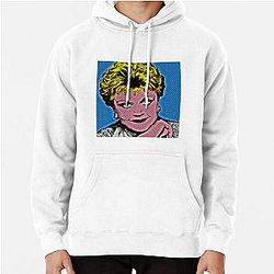 Jessica Fletcher in Pop Art Style Lithograph Pullover Hoodie