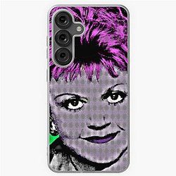 Jessica Fletcher in Pop Art Style Lithography Samsung Galaxy Soft Case