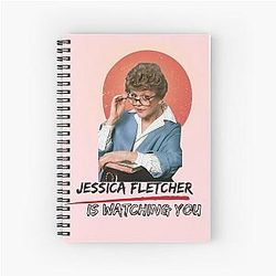 Jessica Fletcher Watching Spiral Notebook