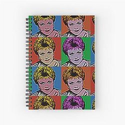 Jessica Fletcher in Pop Art Lithography Notebook