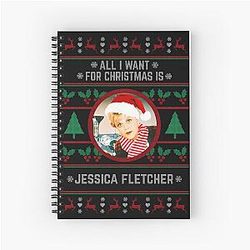 All I Want For Christmas Is de Beek Spiral Notebook