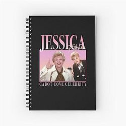 90's Retro Style Jessica Fletcher Spiral Notebook