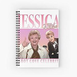 90's Retro Style Jessica Fletcher Notebook