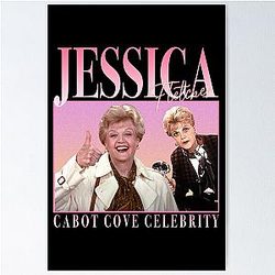 90's Retro Style Jessica Fletcher Poster