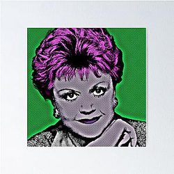 Jessica Fletcher in Pop Art Lithography Poster
