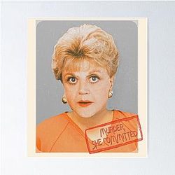 Jessica Fletcher Murder She Wrote Fan Art Poster