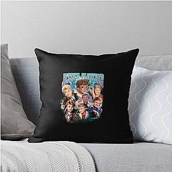 Bootleg 90s Retro Style Jessica Fletcher Rap T-Shirt Design Throw Pillow