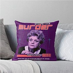 Jessica Fletcher Throw Pillow