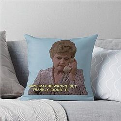 Jessica Fletcher Sticker Pillow