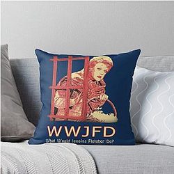 Murder She Would What Jessica Fletcher Do Throw Pillow