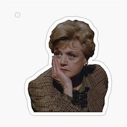 Jessica Fletcher Judging Stickers