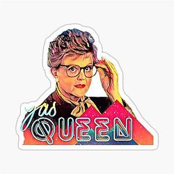 Yas to the Queen Jessica Fletcher Sticker
