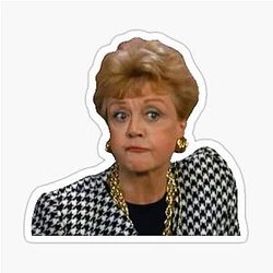 Jessica Fletcher Judging 51 Stickers