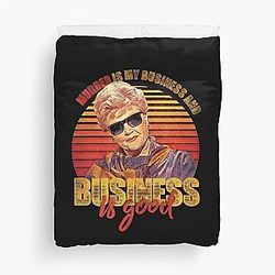 Vintage Jessica Fletcher Murder Is My Business Duvet Cover