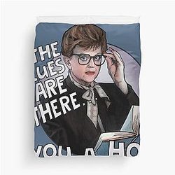 Jessica Fletcher is on the Case Murder She Wrote Duvet Cover