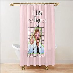 Jessica Fletcher I Killed Them All Shower Curtain