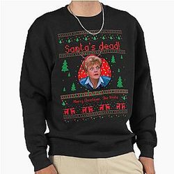 Murder She Wrote Christmas - Jessica Fletcher, Santa is Dead Pullover Sweatshirt