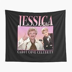 90s Retro Style Jessica Fletcher Tapestry