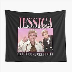 90's Retro Style Jessica Fletcher Tapestry