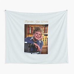 Vintage Murder She Wrote Jessica Fletcher Tapestry