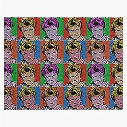 Jessica Fletcher in Pop Art Style Lithograph Jigsaw Puzzle