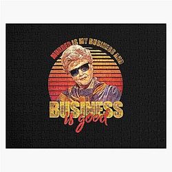 Vintage Jessica Fletcher Murder Is My Business Gifts Jigsaw Puzzle