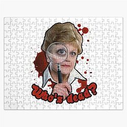 Murder She Wrote Jessica Fletcher Who's Dead Jigsaw Puzzle