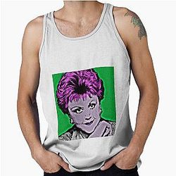Jessica Fletcher in Pop Art Style Lithograph Tank Top