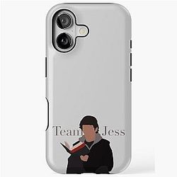 team Jess Mariano reading iPhone tough case