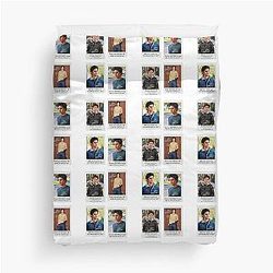 Jess Mariano Sticker Set T Shirt Duvet Cover