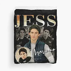 Jess Mariano Signature 90s Vintage Retro Duvet Cover