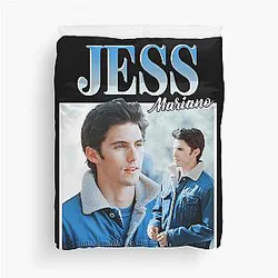 Jess Mariano 90s Vintage Duvet Cover