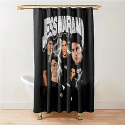Jess Mariano Signature 90s Vintage Style Shower Curtain