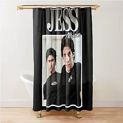 Jess Mariano 90s Vintage Shower Curtain