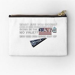Jess Mariano Quote - Why Did You Drop Out Of Yale? Zipper Pouch