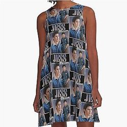 Jess Mariano Signature Vintage Style A-Line Dress