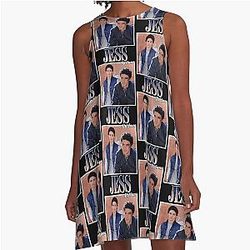 Jess Mariano 90s Vintage A-Line Dress