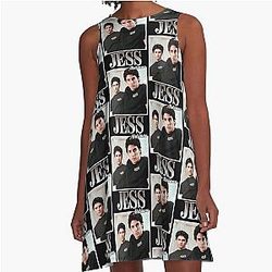 Jess Mariano 90s Vintage A-Line Dress