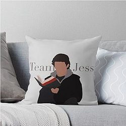 Team Jess Mariano Reading Throw Pillow