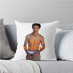 Jess Mariano Throw Pillow