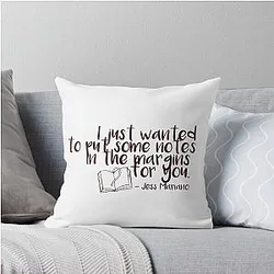 Jess Mariano Throw Pillow
