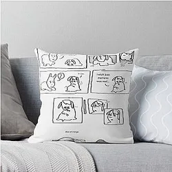 Jess Mariano Throw Pillow