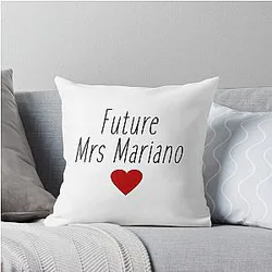 Future Mrs Jess Mariano Throw Pillow