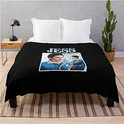 Jess Mariano 90s Vintage Essential T-Shirts Throw Blanket