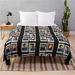 Jess Mariano Sticker Set T-Shirt Throw Blanket