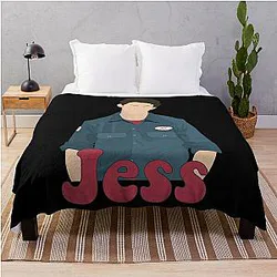 Graphic Throw Blanket with Jess Mariano and My Favorite People Design