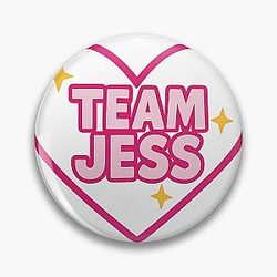 TEAM Jess Mariano Transparent pin